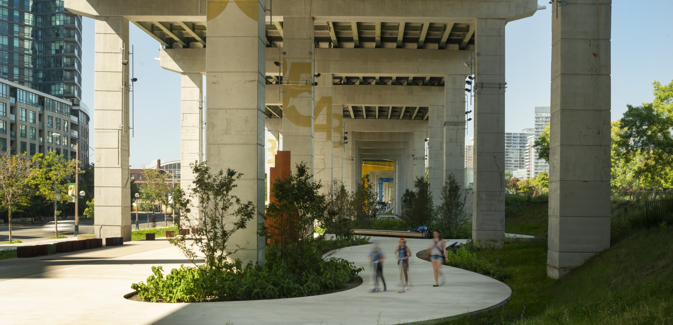 Photo by Nic Lehoux, courtesy of The Bentway.
